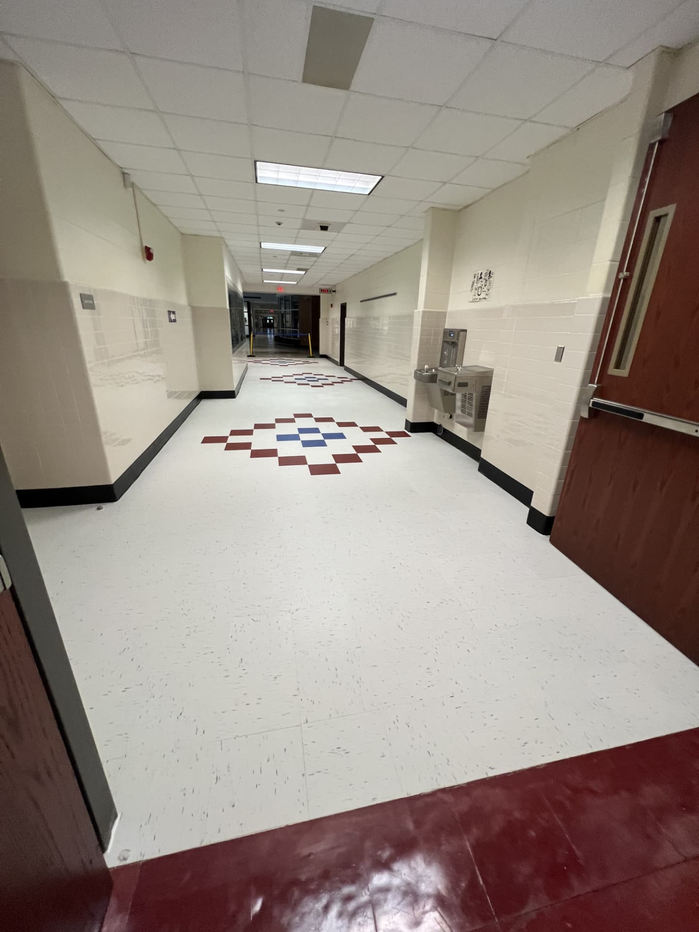 Professionally installed flooring