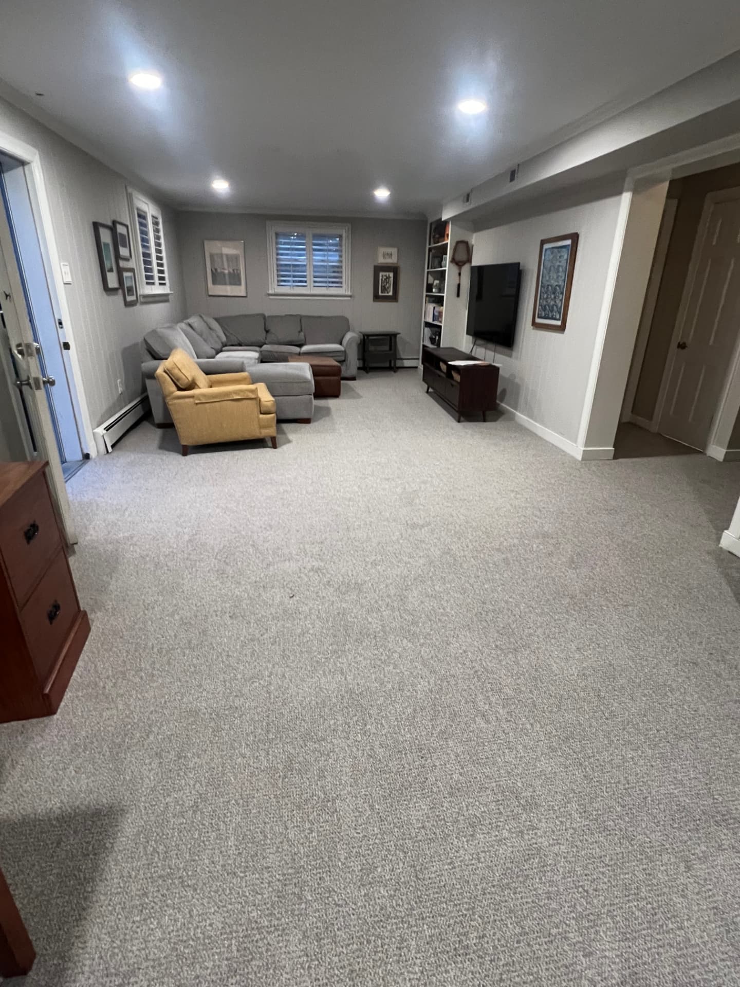 Professionally installed flooring