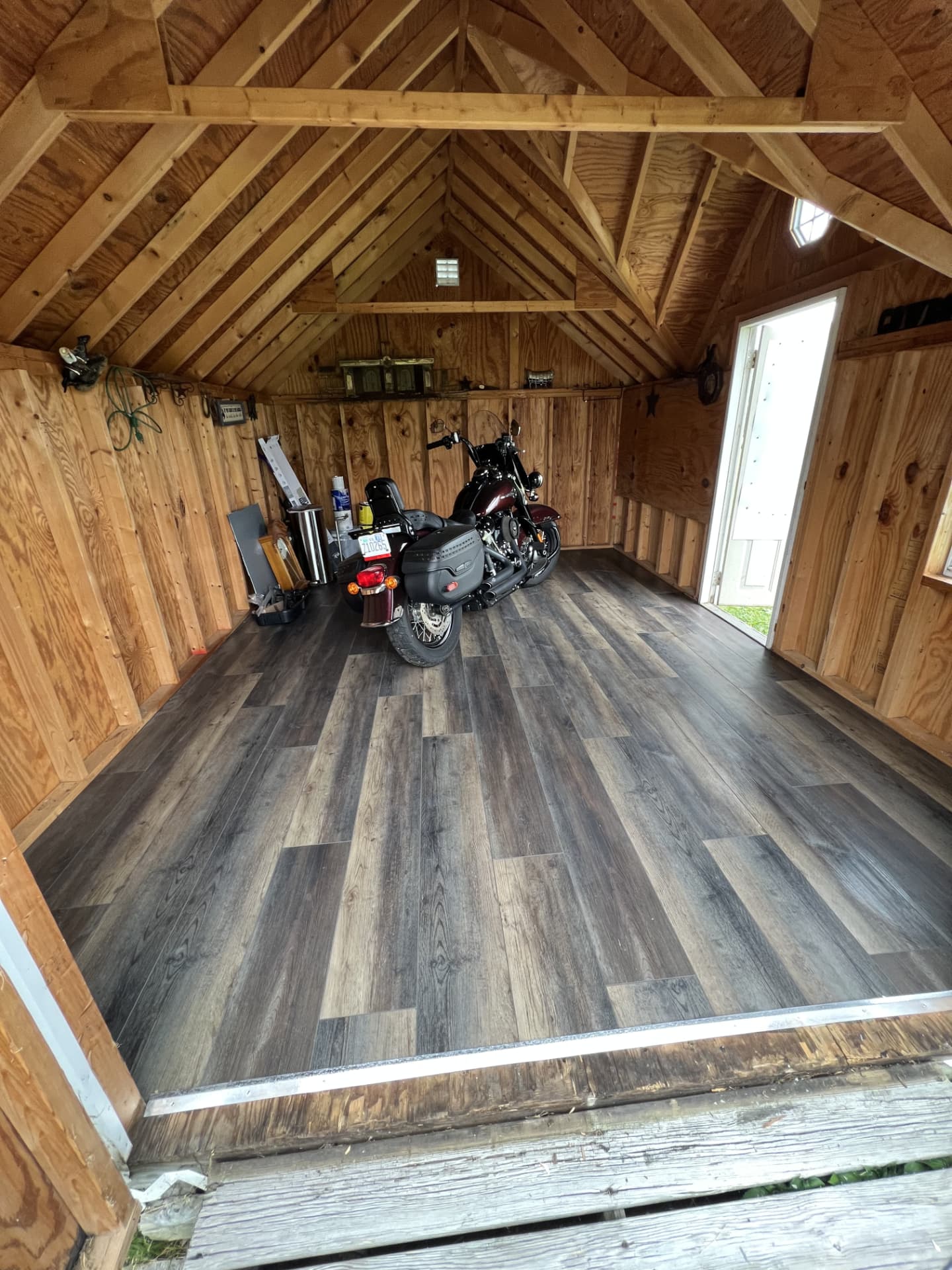 Professionally installed flooring